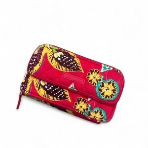 Vera Bradley RFID Wallet Clutch Zip Around Floral Quilted